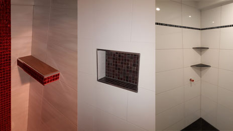 Beispiele für Ablagen und Nischen