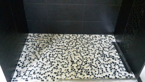 Naturstein Duschboden